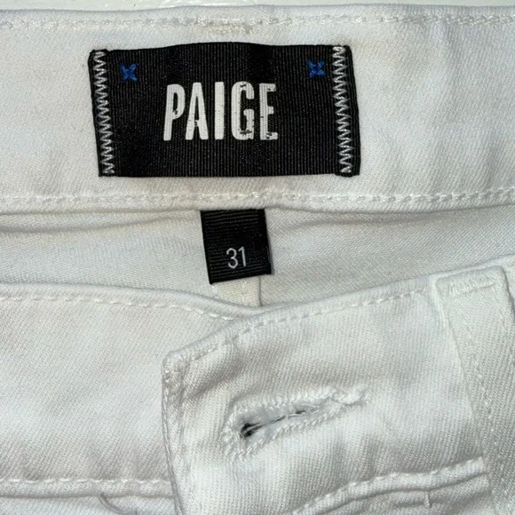 PAIGE Men’s Transcend Lennox Straight Slim Fit Jeans size 31 in Icecap NWT - Picture 2 of 9